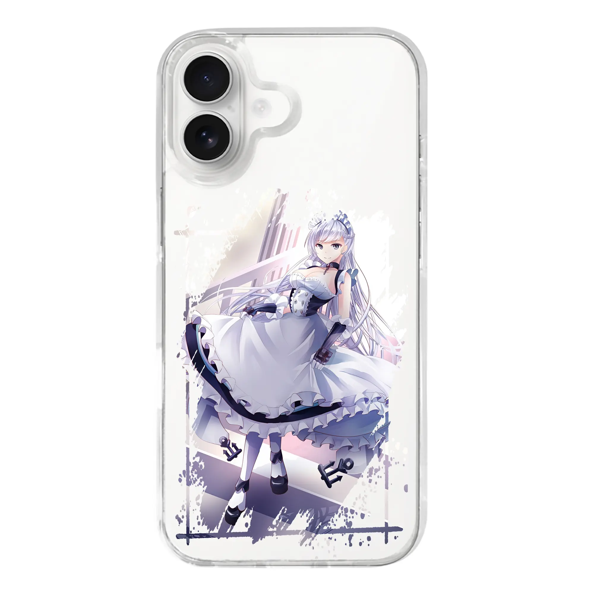 アズールレーン グッズ,ベルファスト - iPhone 17シリーズ 透明スマホケース – 薄型・耐衝撃・精密フィット保護カバー